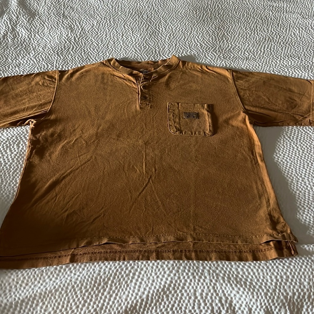Walls Work Wear Short Sleeve Button Shirt L